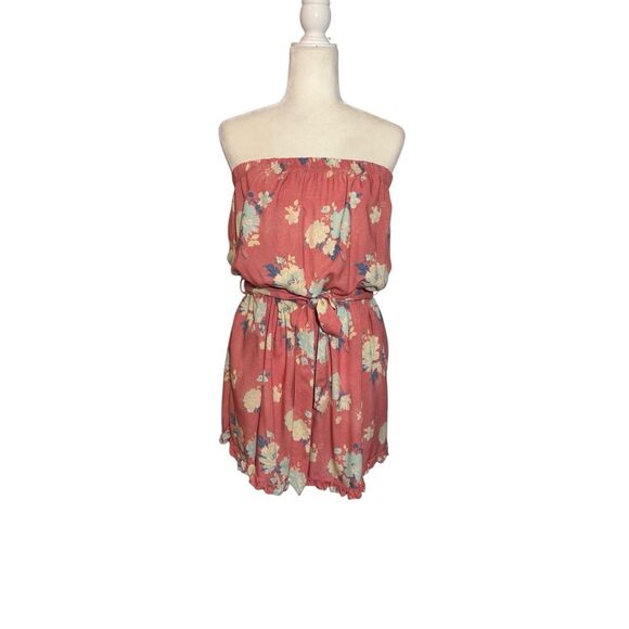 American Eagle Outfitters Pants - American Eagle “Outer Banks floral, strapless romper - XL